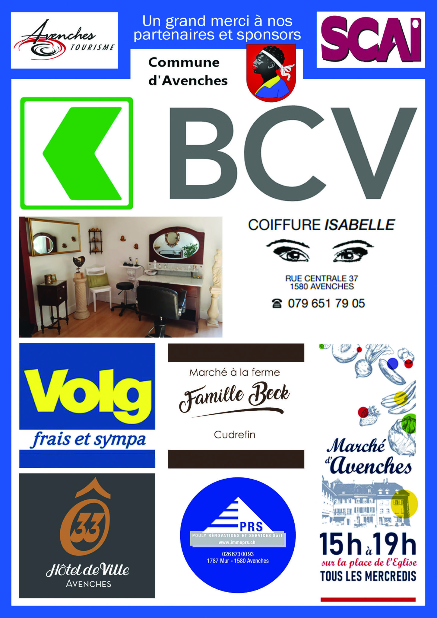 Flyers verso modèle CMJN